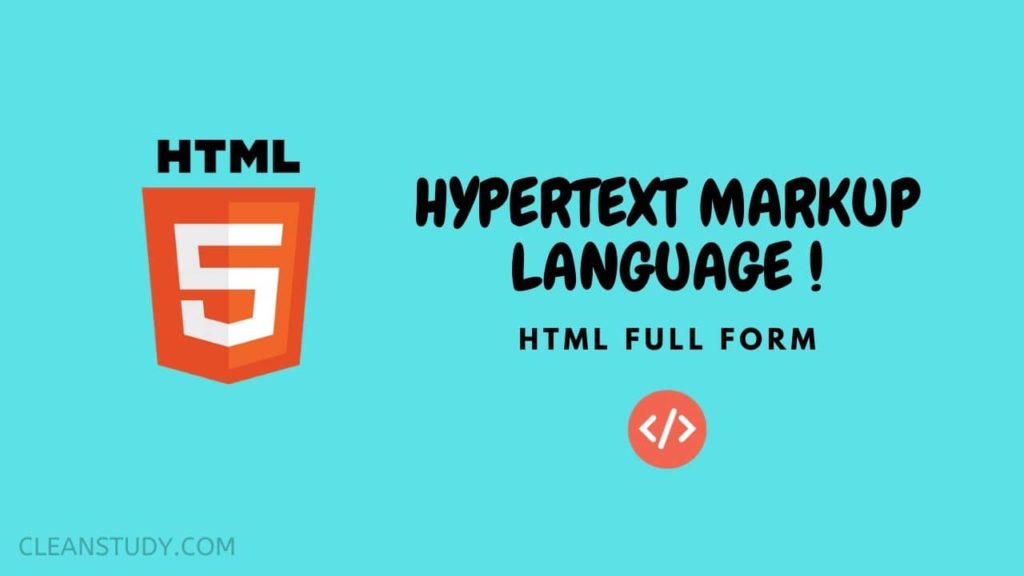 HTML FULL FORM IN HINDI