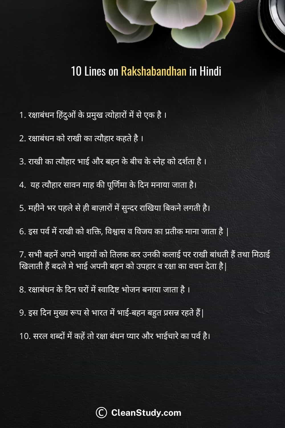 10 Lies on Rakshabandhan in Hindi